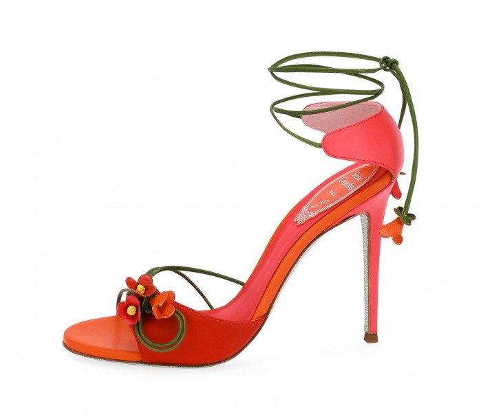 Rene Caovilla Flower Self-Tie 105mm Sandal – Shoes Post