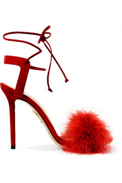 charlotte olympia feather shoes