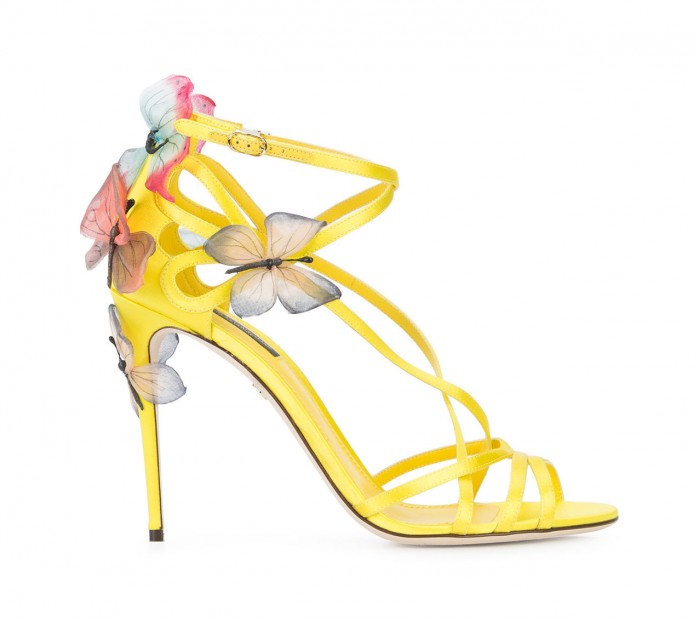 DOLCE & GABBANA Keira sandals with butterfly appliqués – Shoes Post