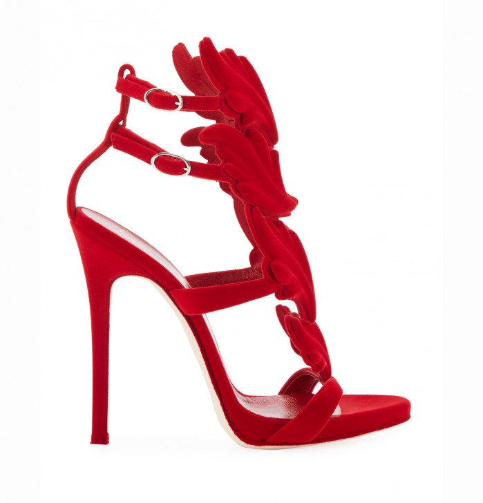 Giuseppe Zanotti Coline Winged Suede Sandal – Shoes Post