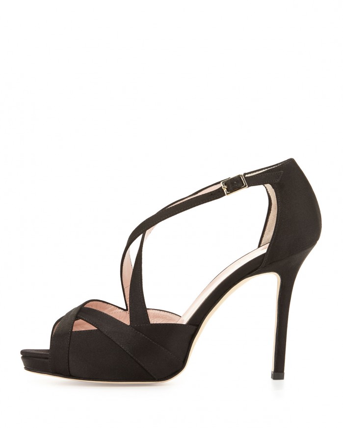 Kate Spade New York Fensano strappy suede sandal, black – Shoes Post