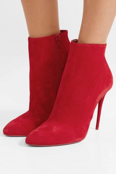 Donald J Pliner Renata Suede Fur-Trimmed Bootie - Shoes Post