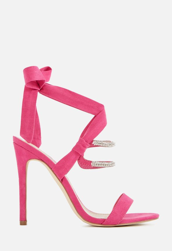 Dascia Rhinestone Lace-up Heel – Shoes Post