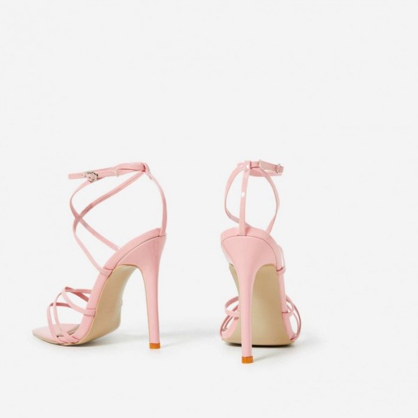 kaia pointed barely there heel