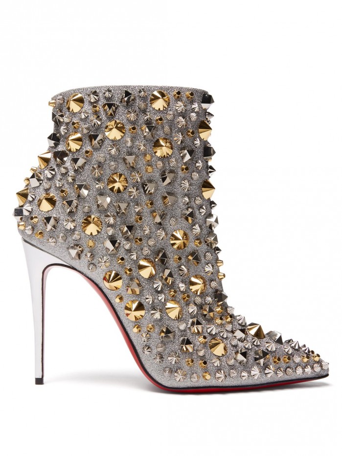 CHRISTIAN LOUBOUTIN So Full Kate 100 stud-embellished ankle boots ...