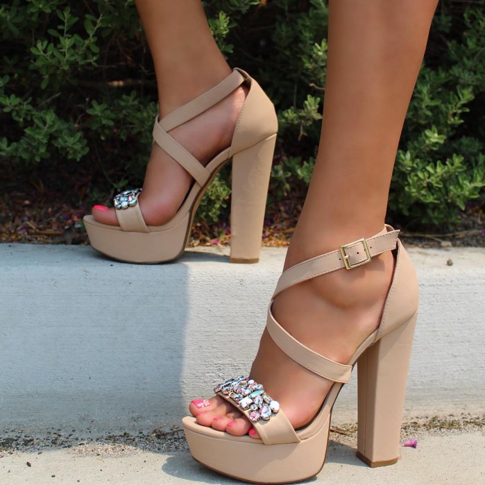 antislippery sexy chunky heel platform lady| Alibaba.com