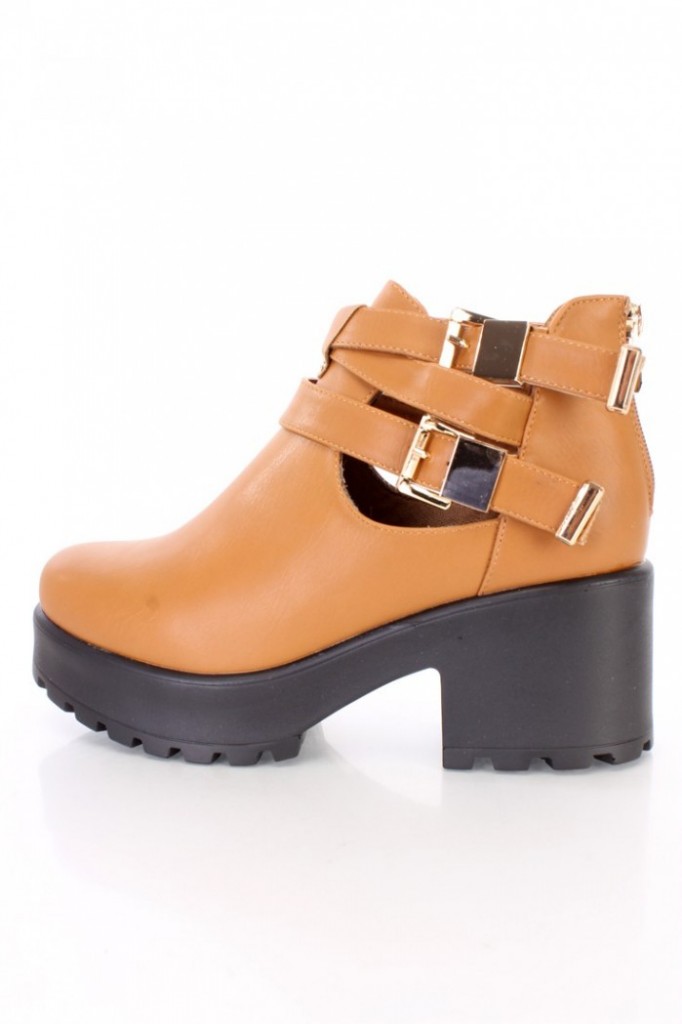 camel colored ankle booties