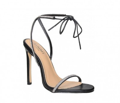 barely there lace up heels