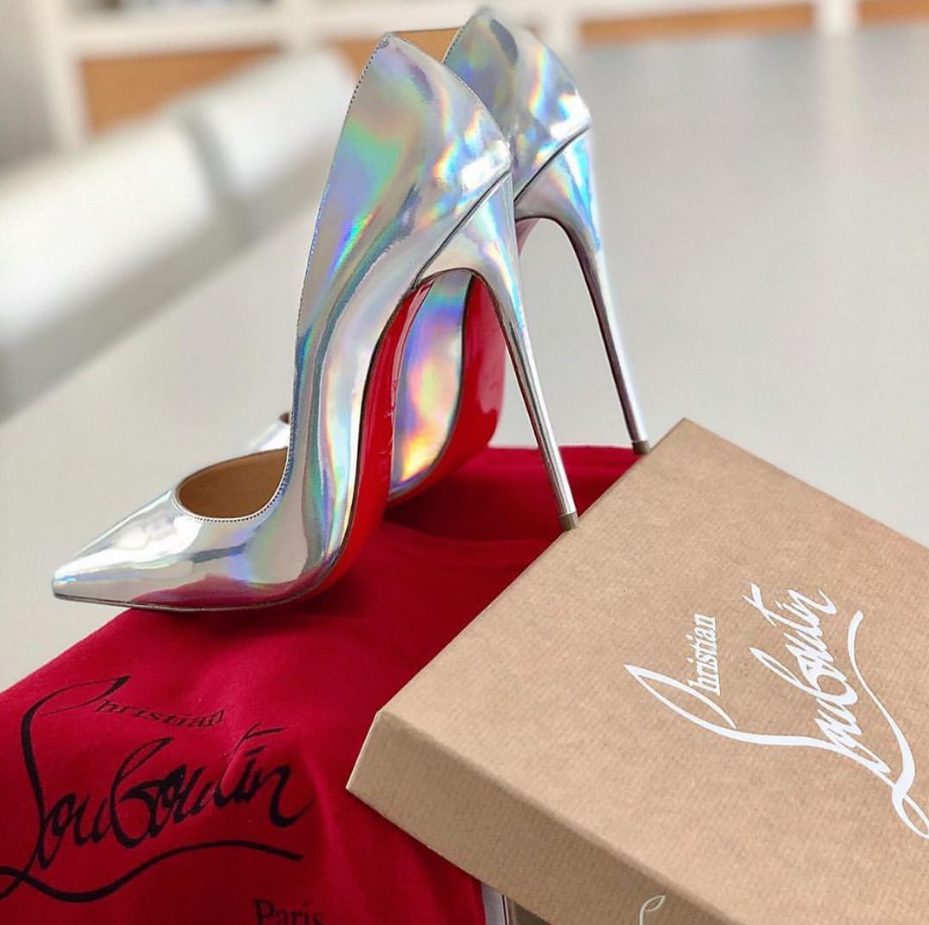 Christian Louboutin So Kate, Silver – Shoes Post