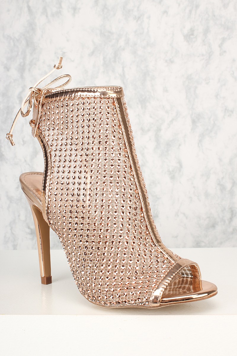 The Carolina Heel In Gold • Impressions Online Boutique