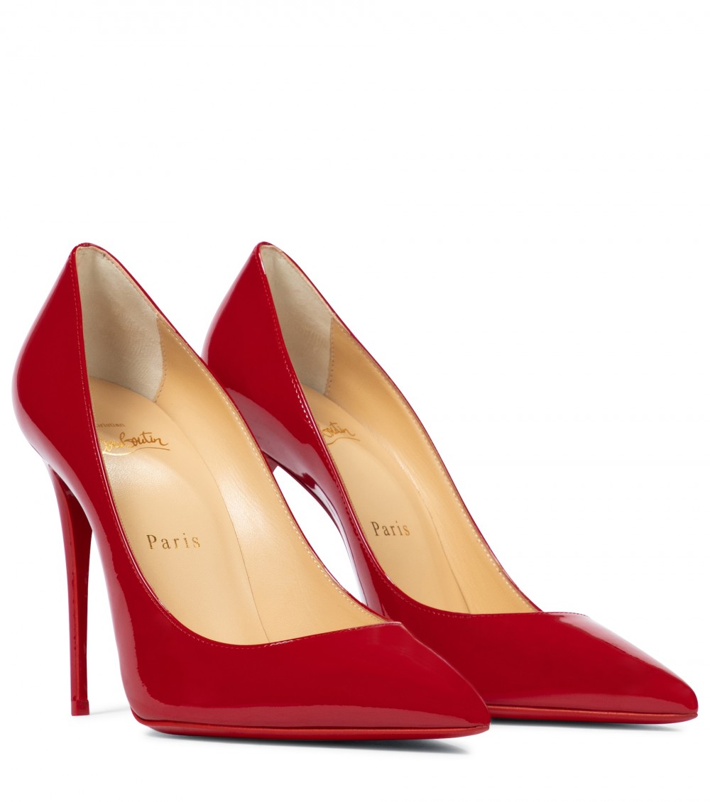 CHRISTIAN LOUBOUTIN Kate 100 patent leather pumps – Shoes Post