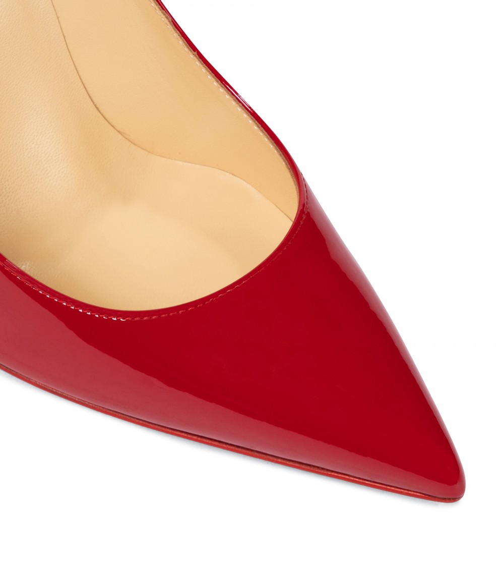 CHRISTIAN LOUBOUTIN Kate 100 patent leather pumps – Shoes Post
