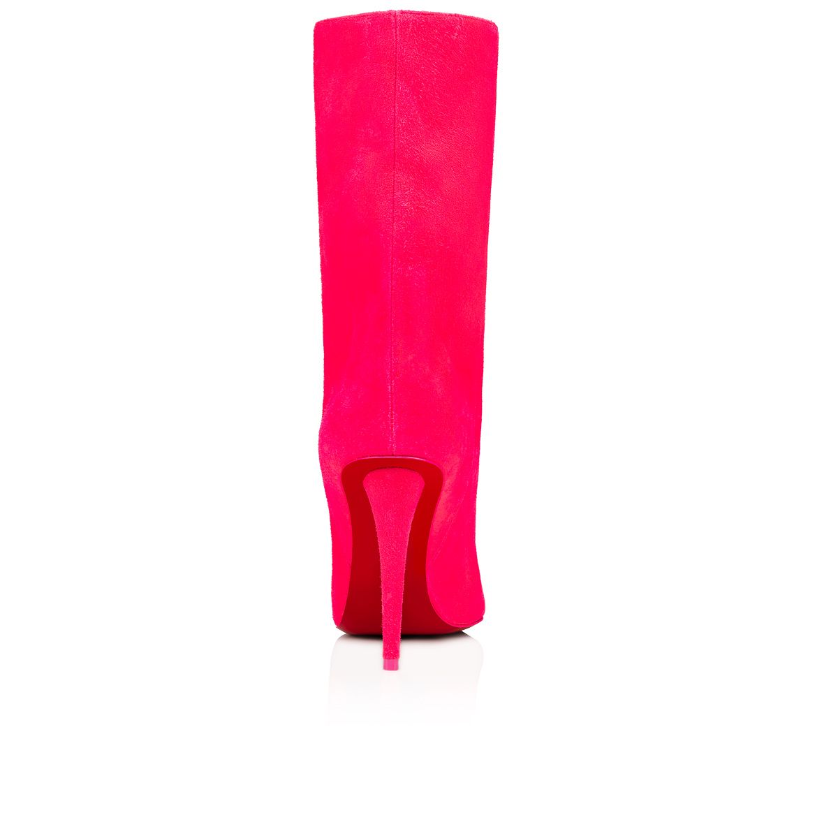 Christian Louboutin Astrilarge Knee High Pointed Toe Boot in Pink